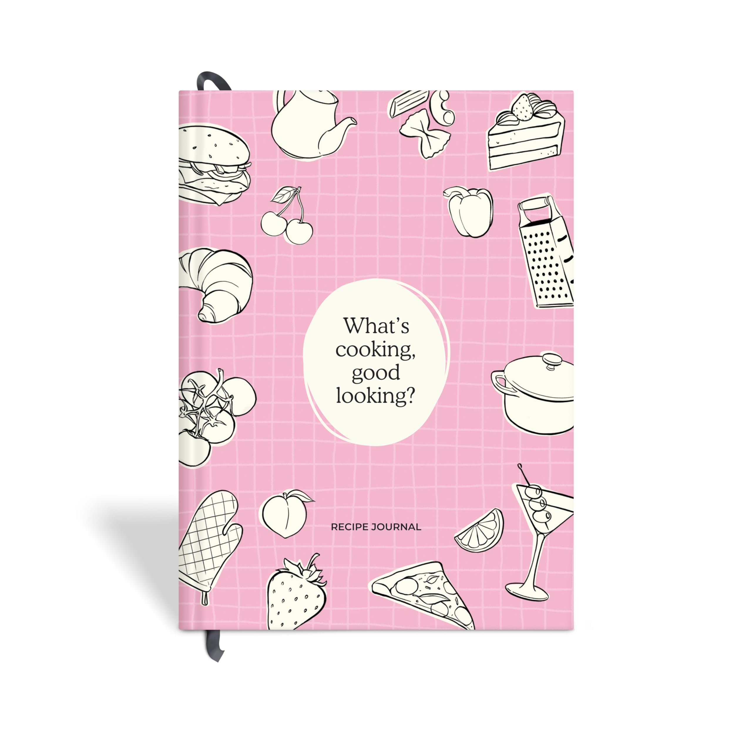 7mm Recipe Journal |What's Cooking Good Looking| Make your own Recipe and Cook Book | Kitchen Essential | A5 Size | 4 Sticker sheets | Hardbound and Laminated |14.8 X 21 cms | Pink-image-35