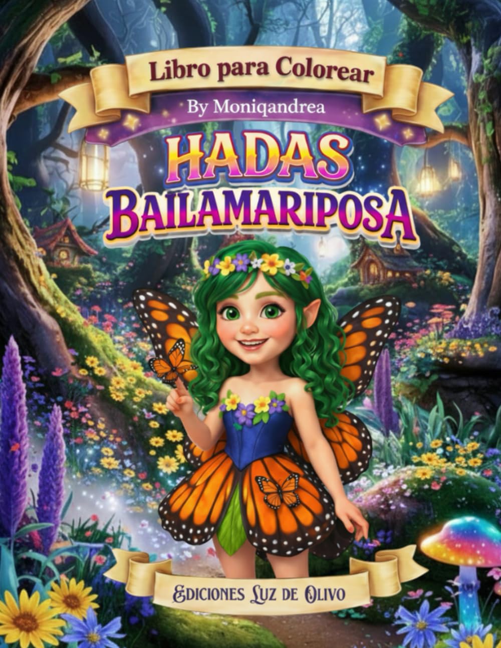 HADAS BAILAMARIPOSA: LIBRO PARA COLOREAR