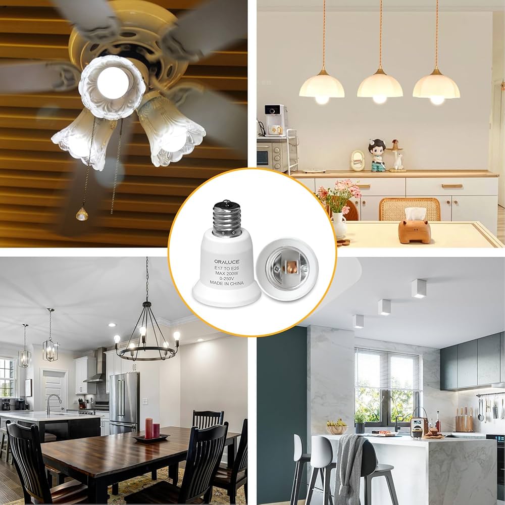 しそ　17口 Amazon.co.jp: ORALUCE E17-E26口金変換アダプター E17 E26変換