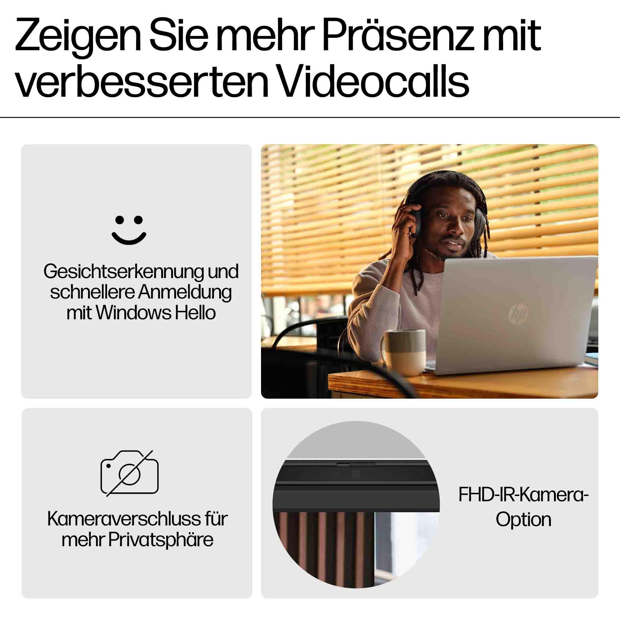 HP Pavilion Laptop, 16" WUXGA Touch-Display, AMD Ryzen 5 8540U, 8 GB DDR5 RAM, 512 GB PCIe NVMe SSD, AMD Radeon Graphics, QWERTZ, Windows 11 Home, Silber