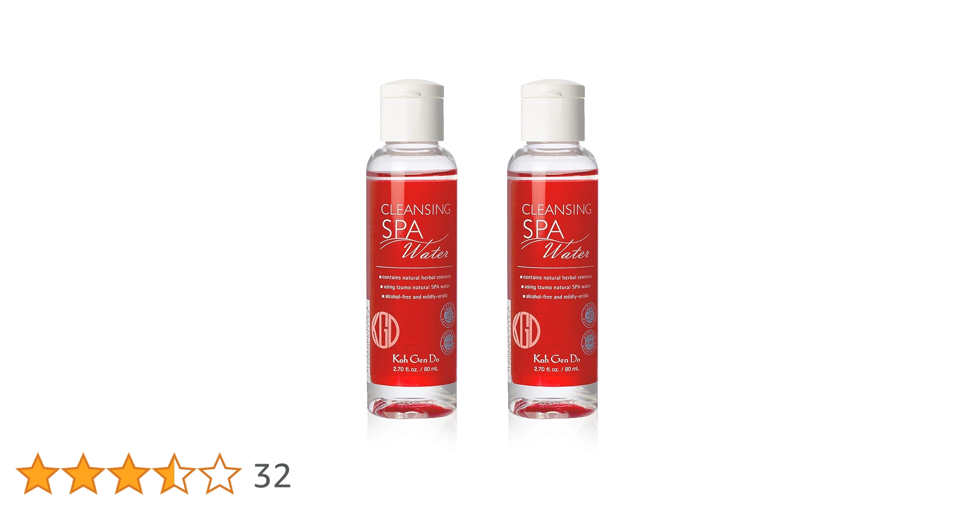 ★未使用★ 江原道 Koh Gen Do クレンジング スパ ウォーター Amazon | 江原道(コウゲンドウ)クレンジングウォーター 80ml 2本
