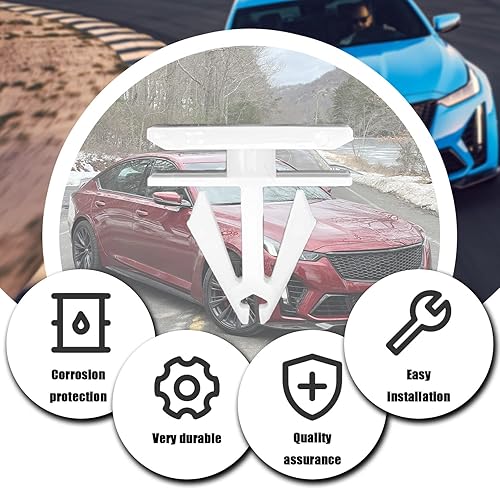 Miniatura 4 de 20 clips de remaches de moldeo de panel basculante compatibles con GM Chevy Buick Cadillac 25693852