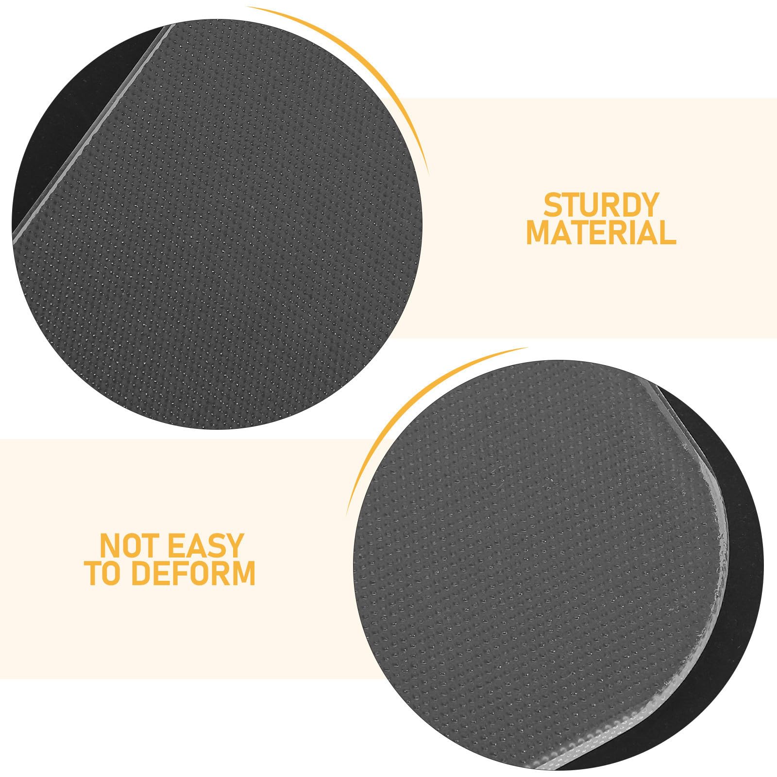 ifundom Alfombrilla Material Resistente Transparente de Ratón Antideslizante de Fácil de Limpiar Pack de 2 Unidades para Escritorio Gaming y Oficina