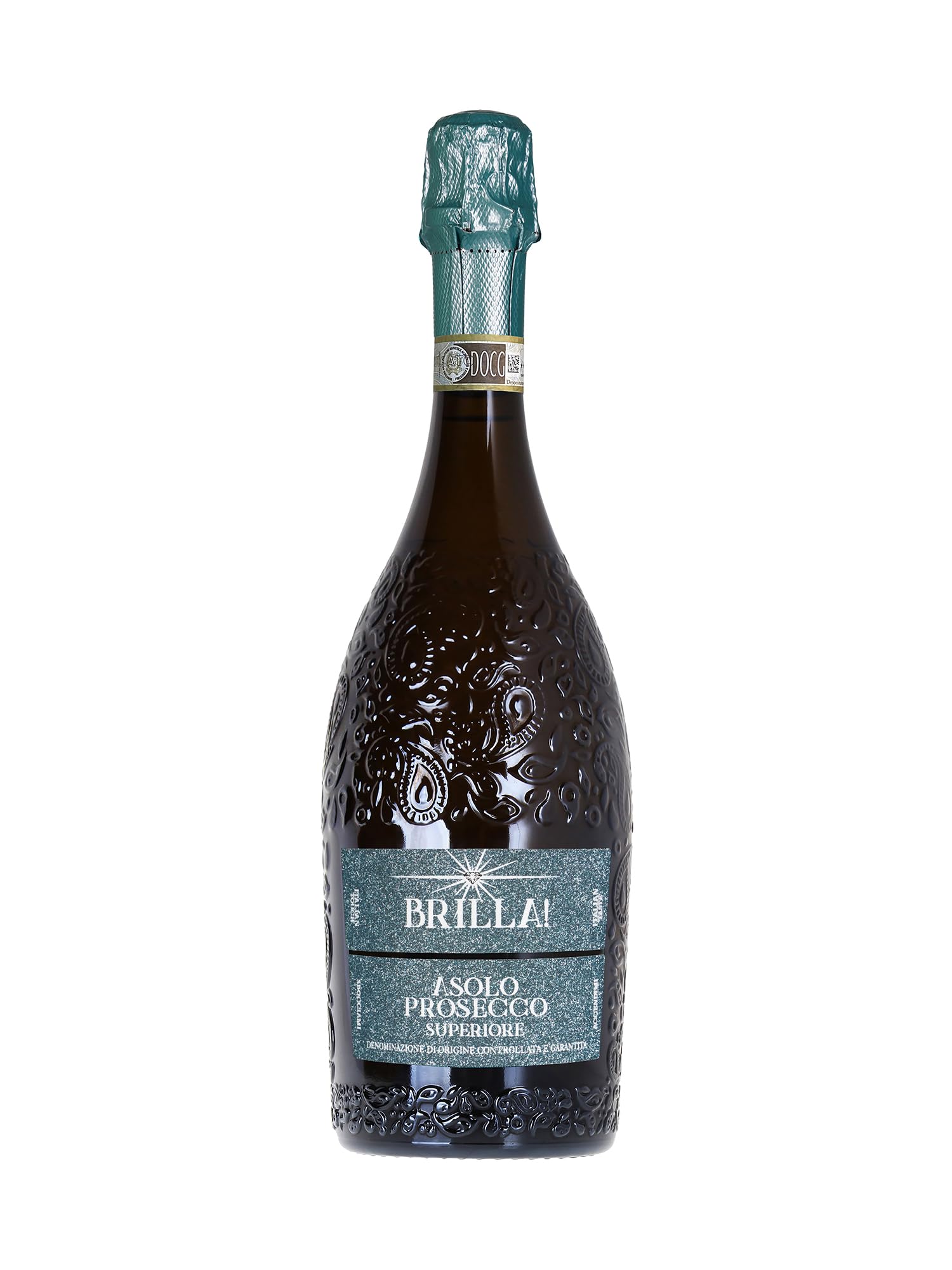 BRILLA ASOLO PROSECCO DOCG SUPERIORE Sparkling Wine – Premium Spumante – Notes of Apple, Pear & Acacia Blossom – 11% vol – 750 ml