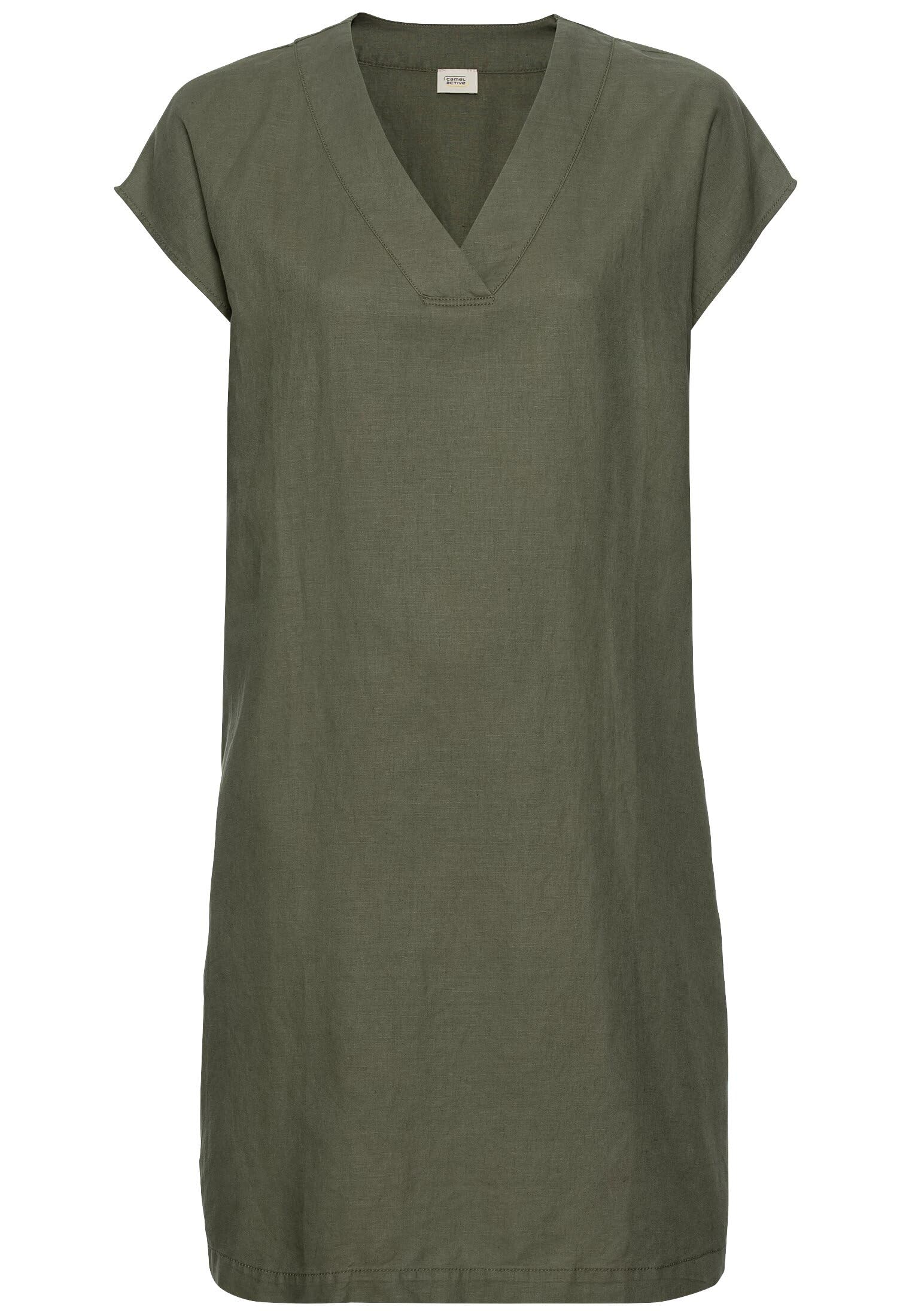 camel active Damen Schlupfkleid im sommerlichen Leinenmix