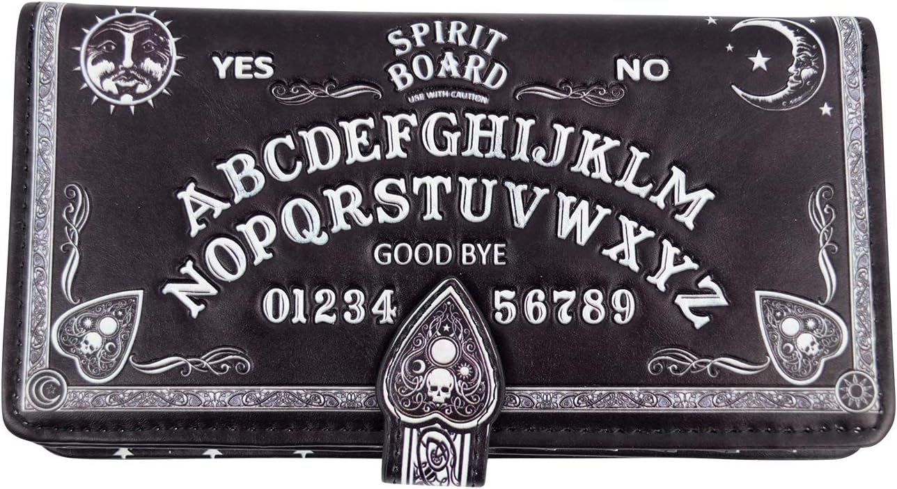Nemesis Now Spirit Board Ouija Board 3D Embossed Black Wallet Wiccan Gothic Gift
