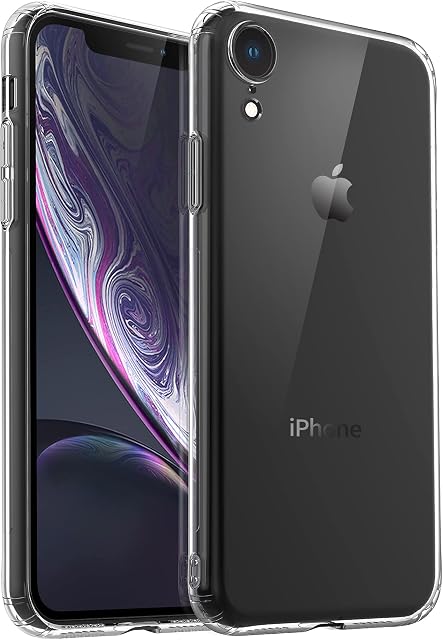 Migeec For iPhone XR Case - Crystal Clear Hybrid Material Covers Air Cushion Gel Bumper Technology Full Protection Phone cases for iPhone XR