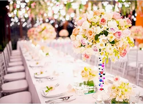 Miniatura 2 de 100 cuentas flotantes sin agujero para jarrones y 500 piezas para flotar, cuentas flotantes para centro de mesa, decoración del hogar, mesa de