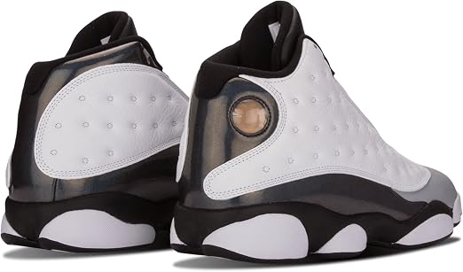 Amazon.com: Nike Air Jordan 13 Retro Blanco/Tropical Teal-Black-Wolf Gris  Cuero Zapatos De Baloncesto Tamaño 10.5 : Ropa, Zapatos y Joyería