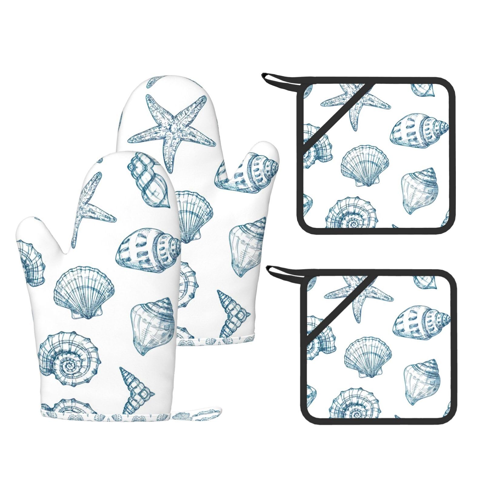 Dessous de plat en silicone coquillage et étoiles de mer pour sublimer vos repas