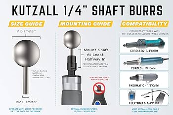 Kutzall Extreme Sphere Rotary Burr 1⁄4