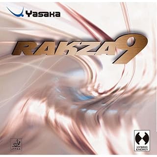 Yasaka RAKZA 9 (Max)- Table Tennis Rubber ((Exclusive by TableTennis R Us- Original from YASAKA LTD. Co.- Japan)) (Black- Max)