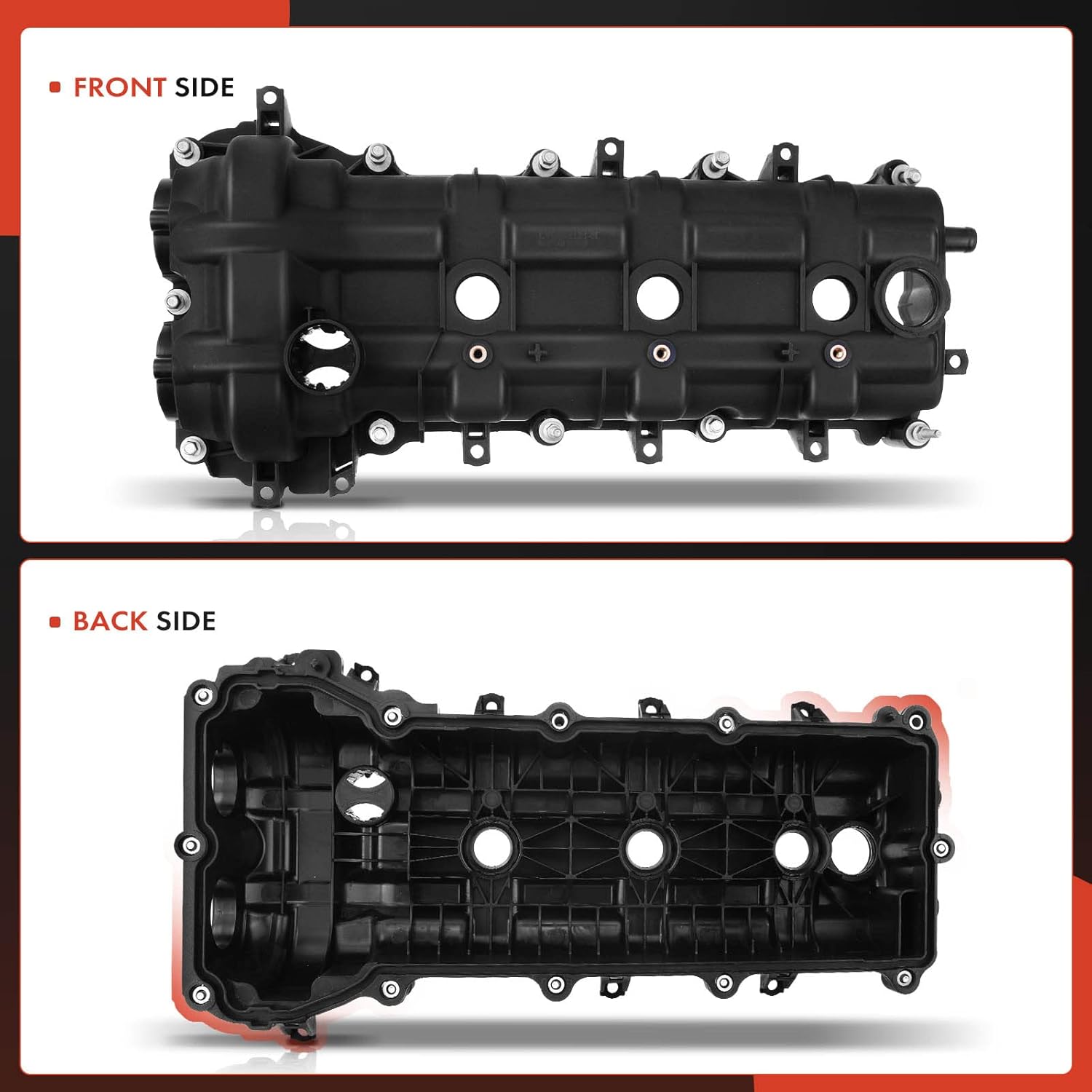 A-Premium Left Side Engine Valve Cover with Gasket Compatible with V6 3.6L 2011-2021 Ram 1500 Dodge Avenger Challenger Charger Durango Grand Caravan Chrysler Town Country 200 300 Cherokee Wrangler