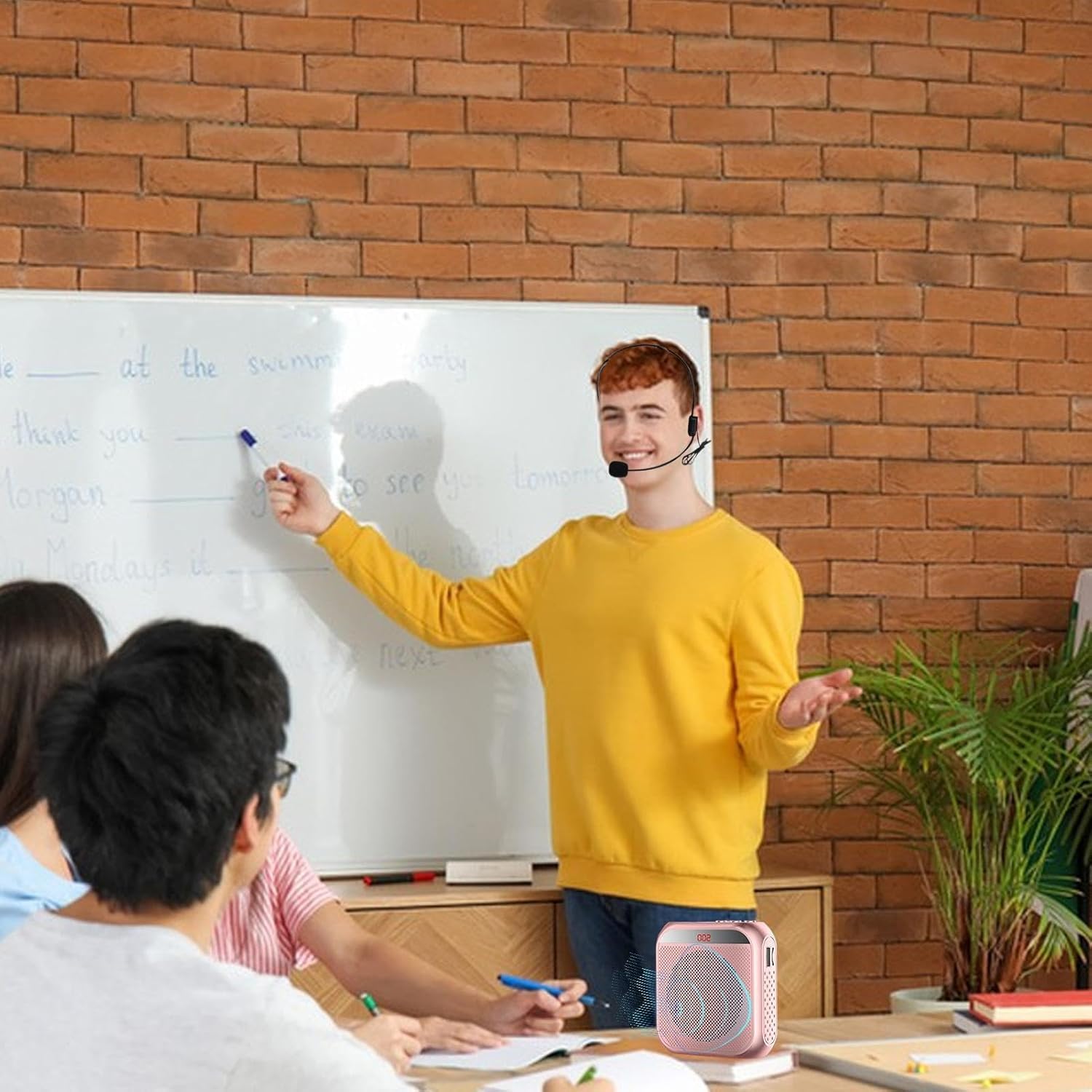 Voice Amplifier Wired Mini Portable Rechargeable with Personal Wired Microphone for Teachers, Classroom, Presentation, Tour Guides, Meeting, Coaches. - Image 7