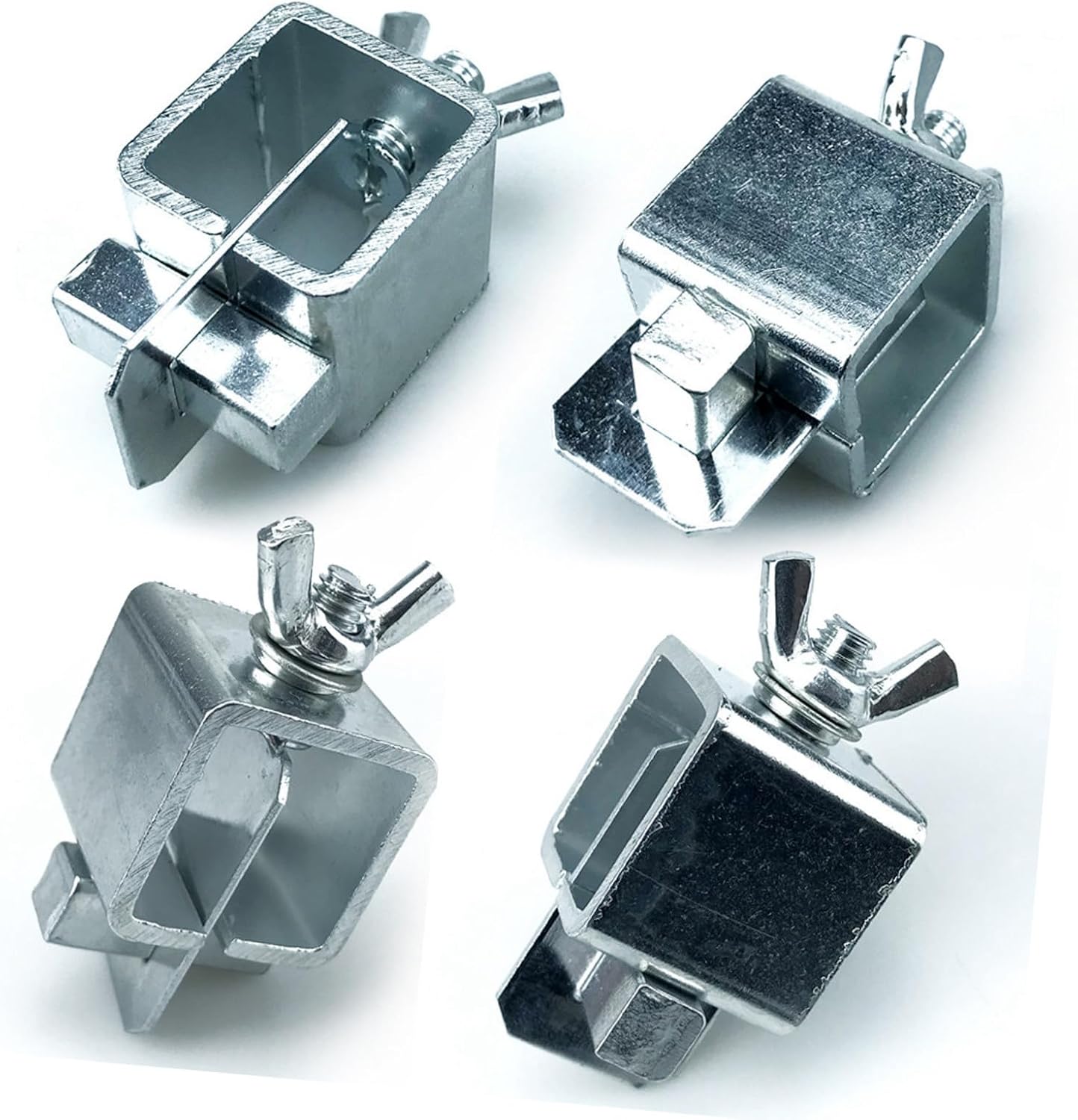 16Pcs Butt Welding Clamps, Sheet Metal Welding Clamp Iron Auto Body Panel Clamp 50x25x25mm