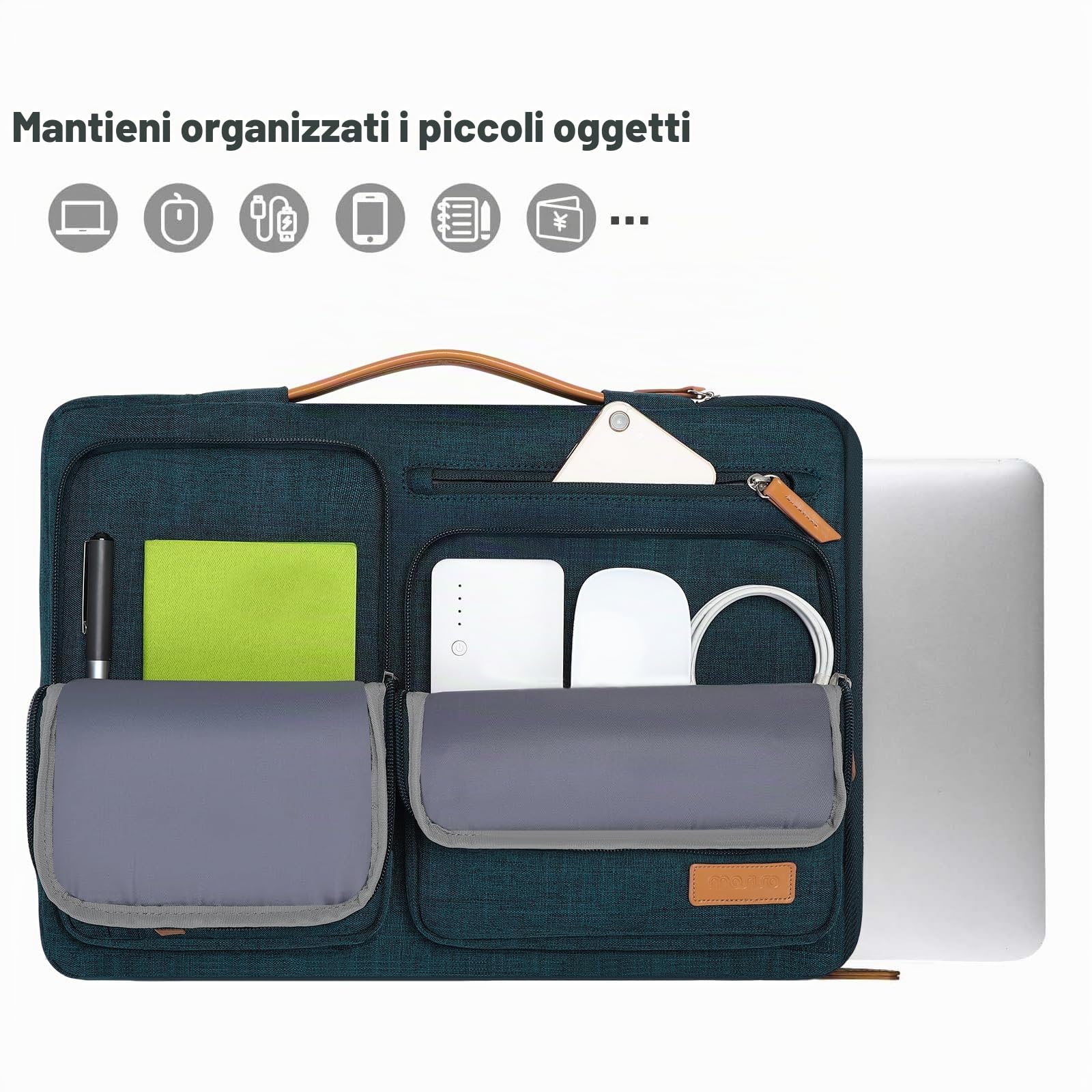 Borsa Sleeve Mosiso In Feltro Per Notebook 13 Pollici – Compatibile Macbook, Dell, HP, Acer