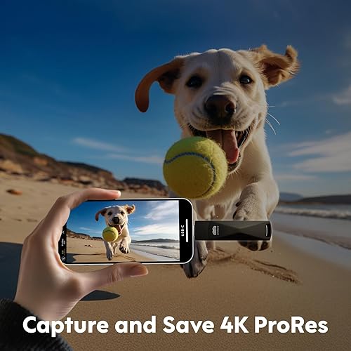 Miniatura 2 de LinkMore NR P50 SSD externo de 1 TB - Unidad portátil tipo C y USB-A, USB 3.2 5Gbps, lectura de 560 MBs, escritura de 500 MBs, escritura sostenida