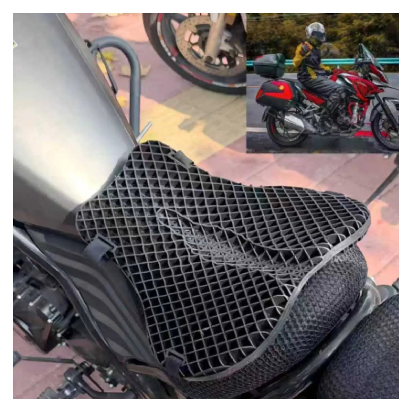 Coprisella Imbottitura Sedile Moto Pendolari Scarico Pressione