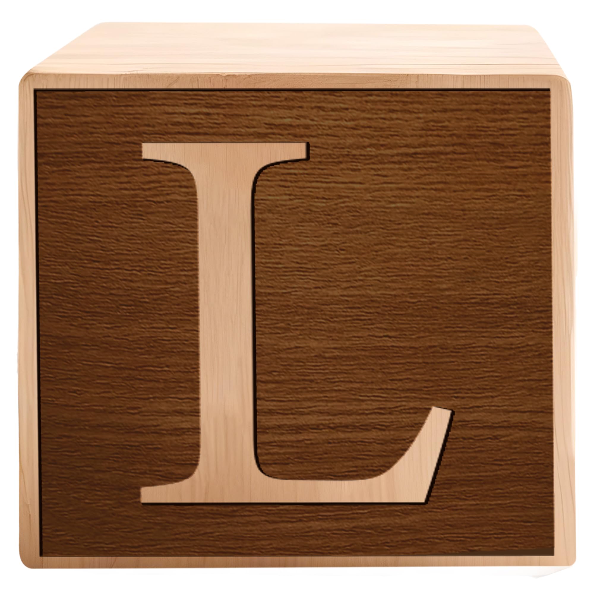 Custom Engraved Wooden Blocks - Personalized Nursery Decor, Montessori Letter Blocks