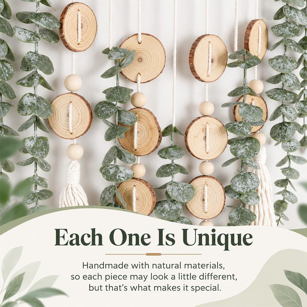 HASTHIP artificial eucalyptus wall hanging