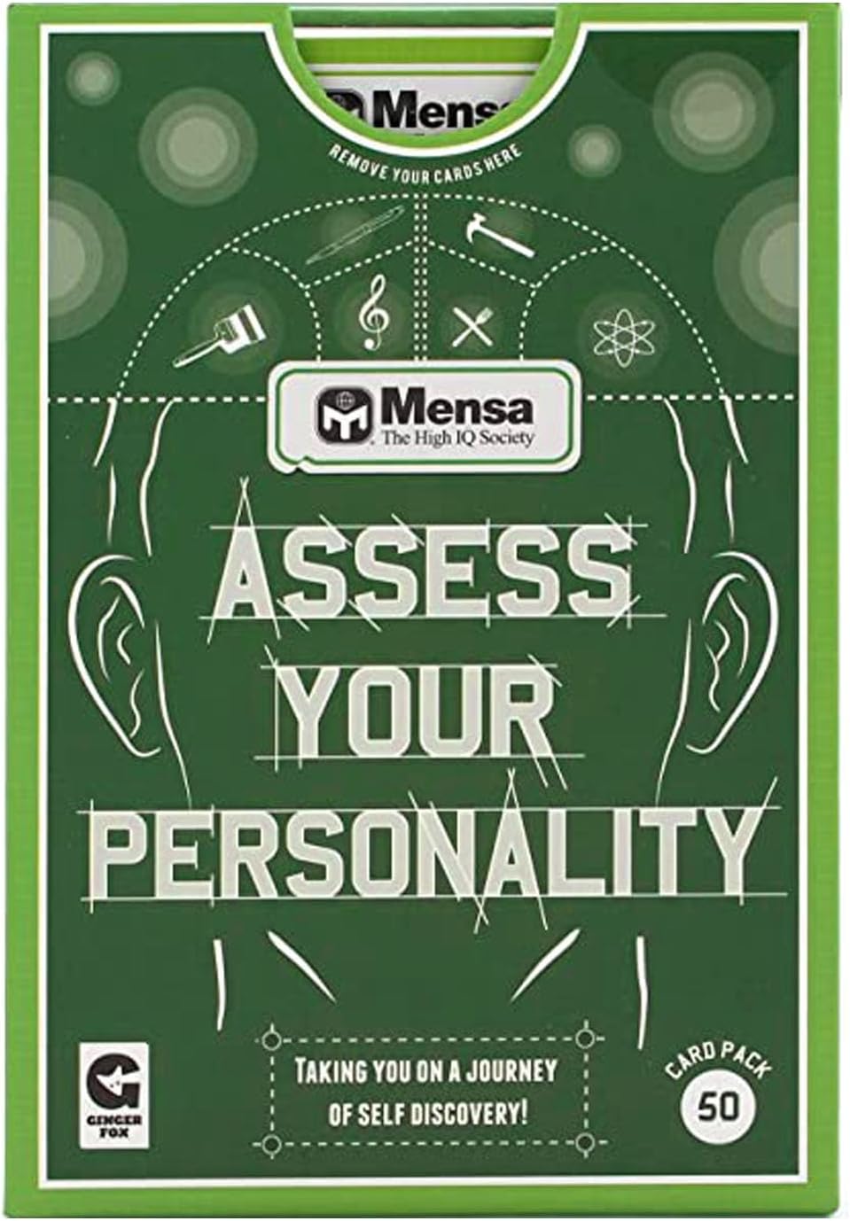 Mensa Assess Your Personality With 50 Self-Discovery Psychology & Human Behaviour Quiz Cards