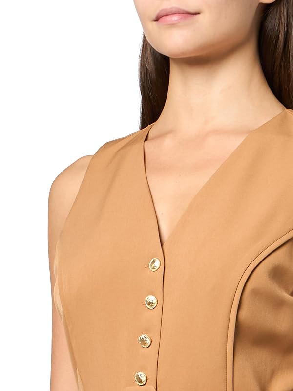 BCBG Women's Romper, Camel, 8 by BCBG - Used condition - Image 3