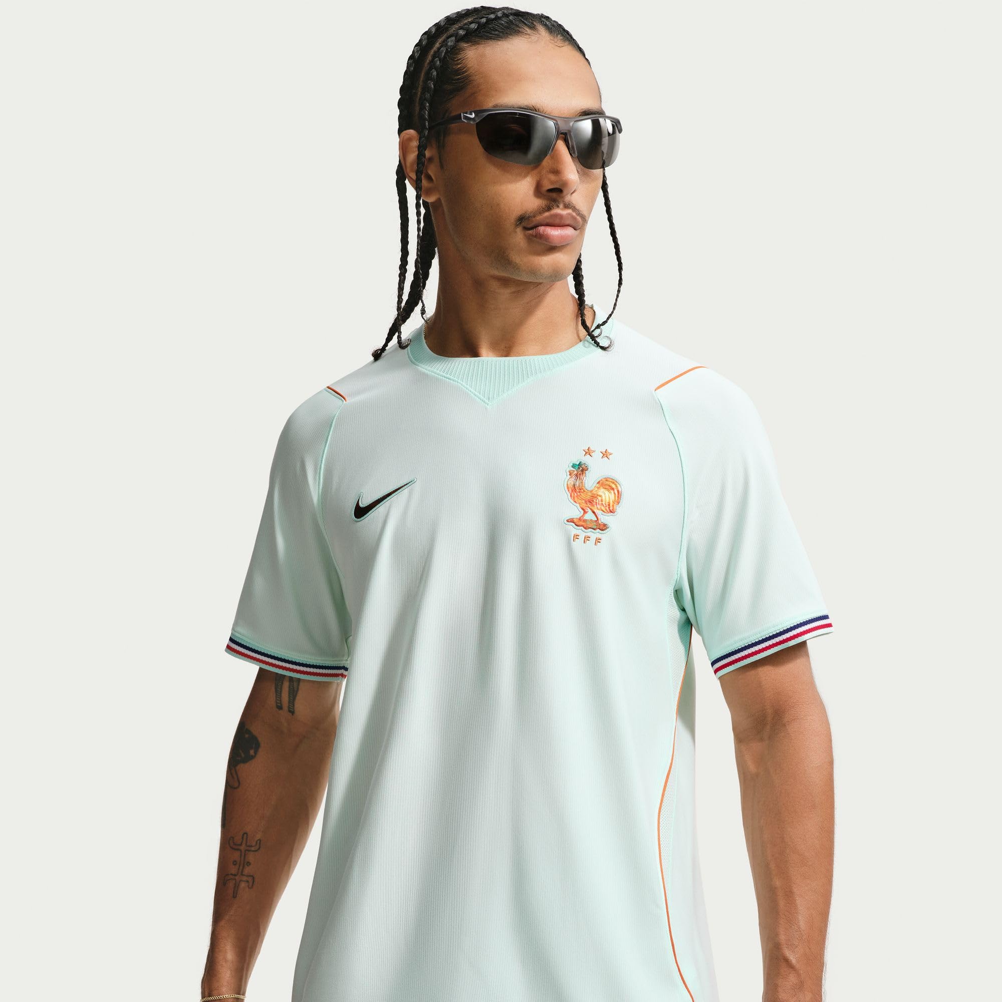 Nike FFF 2026 Stadium Extérieur Maillot de Foot Replica Nike Dri-fit pour Homme Réplique du Maillot de Football Homme (Lot de 1)