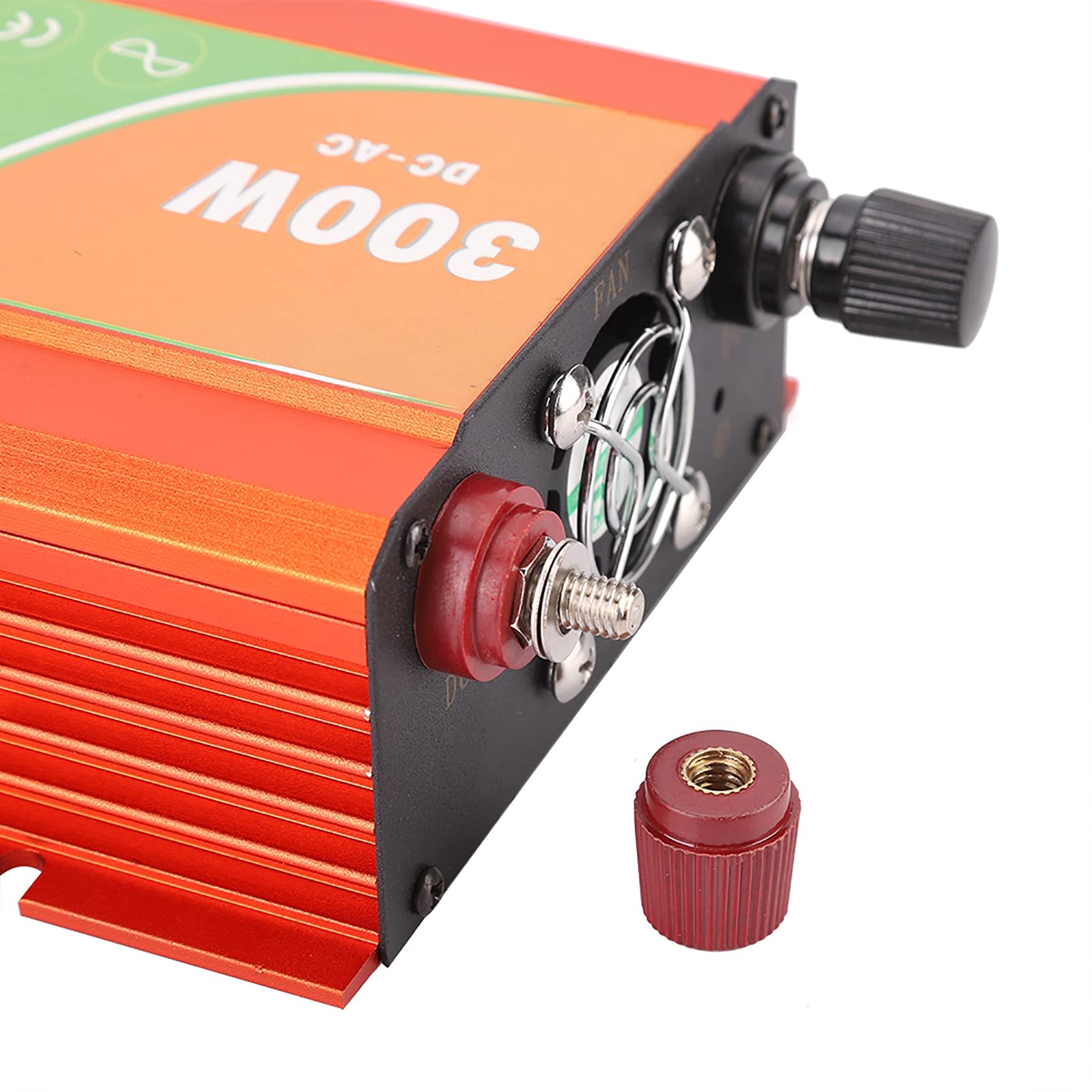 Kompaktowy Samochodowy Falownik Solarny o Mocy 300 W. Czysta Fala Sinusoidalna do ładowania Małych urządzeń. Aluminium 220 V (24V)