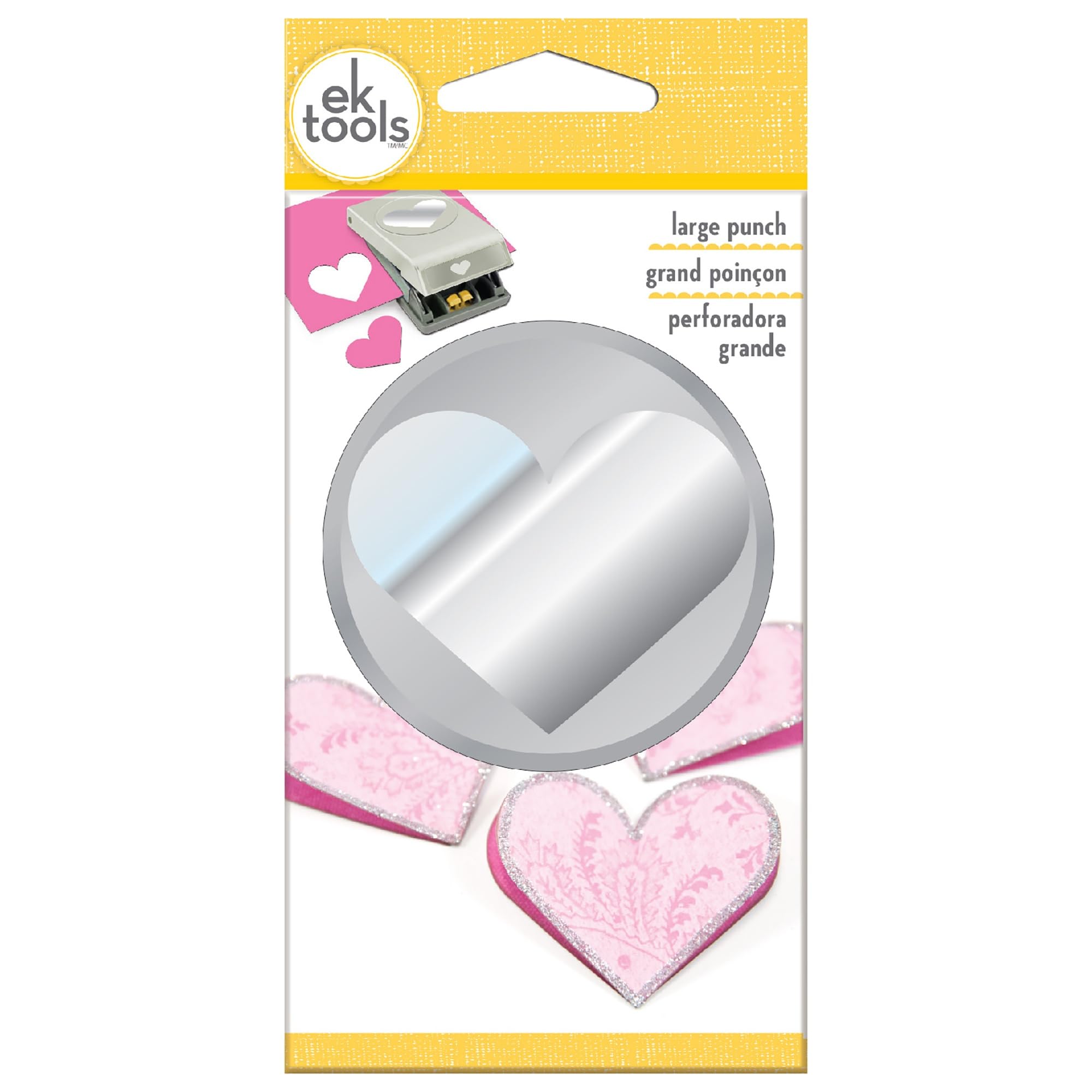 EK tools Punch for Arts and Craft, Large, Heart