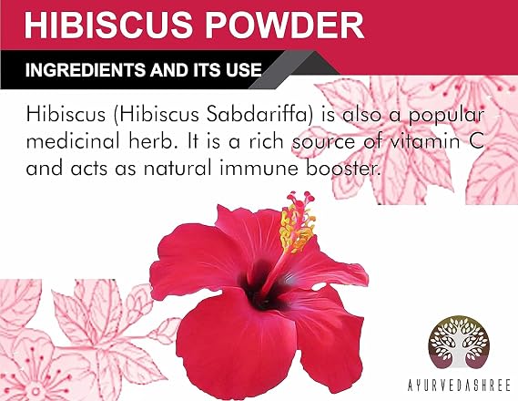 AYURVEDASHREE Hibiscus Flower Powder 50gm
