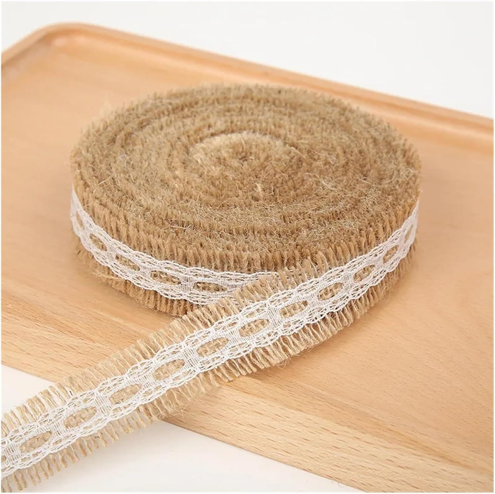 Jute Burlap Ribbon, Jute Burlap Ribbon Lace Multicolor 2m, 5m For Wedding Party DIY Wrapping Crafts