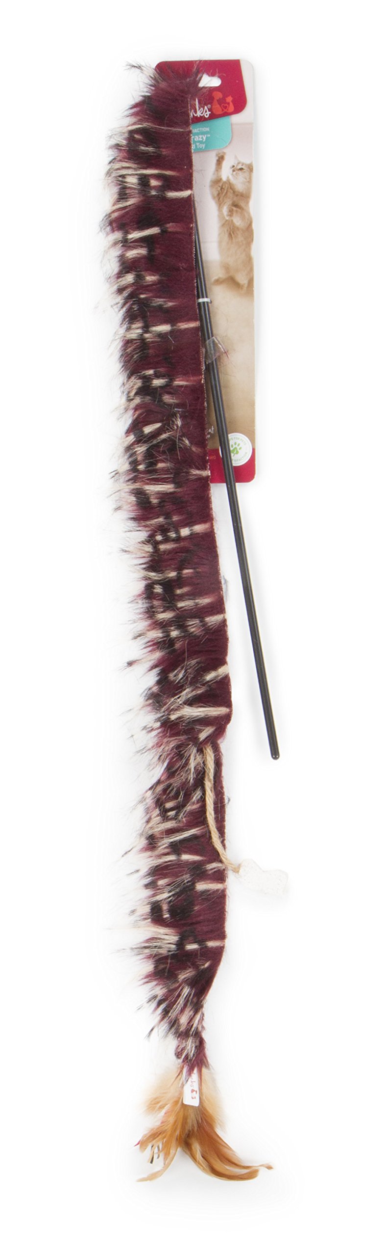 Petlinks Plume Crazy Wand Toy with Feather Tail