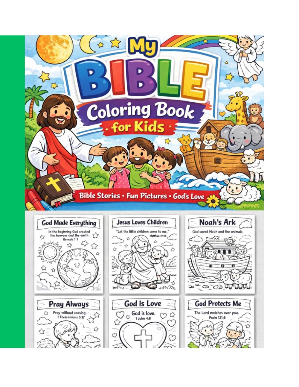 My First Bible Coloring Book Color, Learn, and Grow in God's Love