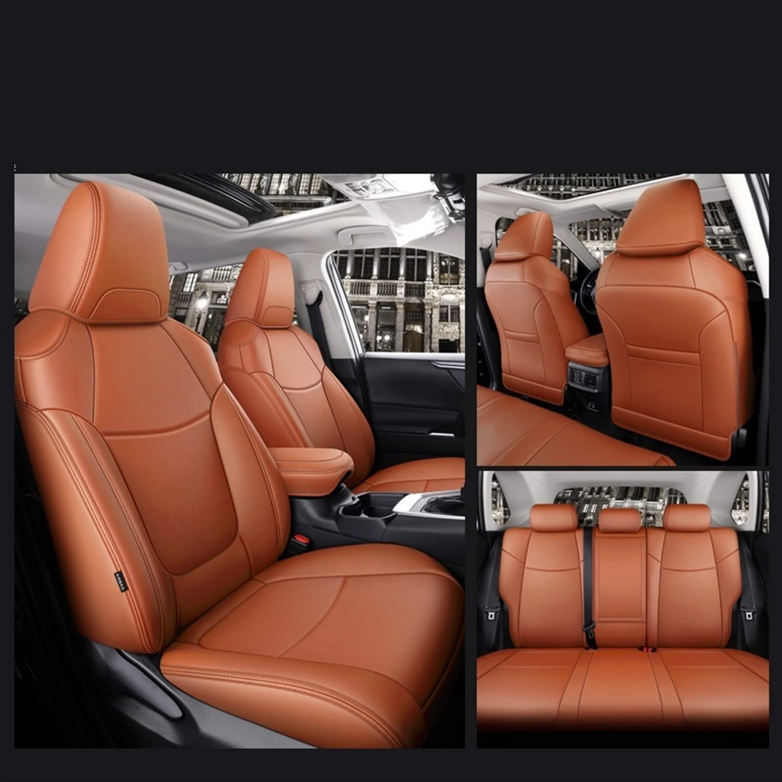 NOHEEU Car Seat Cover For Toyota RAV4 Corolla CHR Camry Auto Parts Protector Cushions Accessories