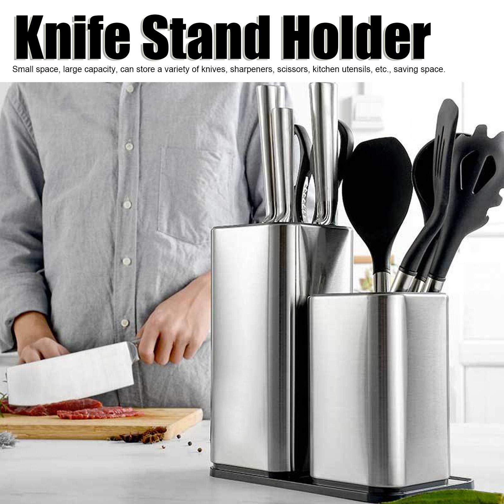 Portacoltelli Zyiphor Universale - 21 Fessure, Design Compatto E Facile Da Pulire