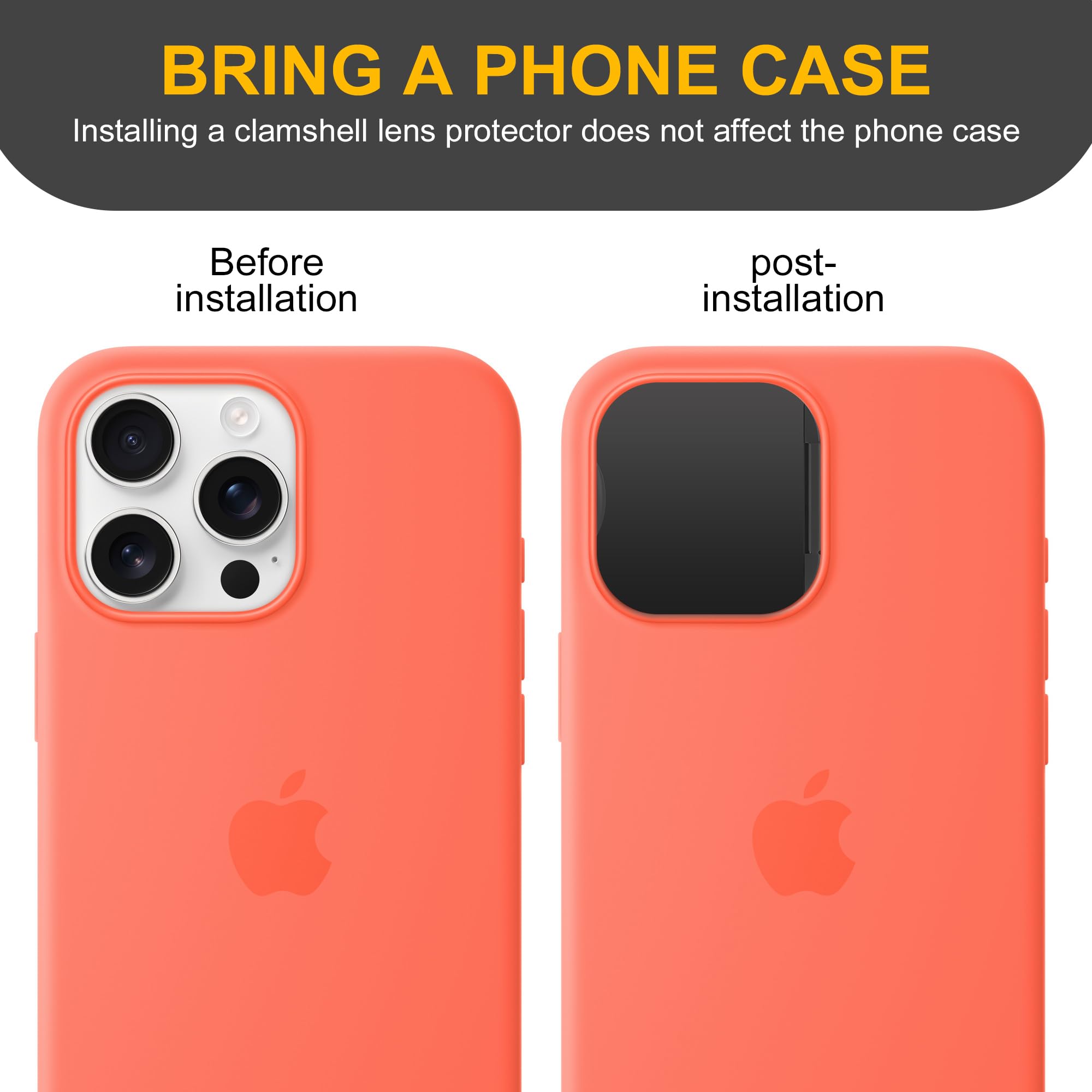 Kit 3 Copri-fotocamera Per Privacy IPhone 14 Pro/Pro Max, Cover Scorrevole Posteriore + 2 Anteriori, Adesivo Facile, Compatibile Face ID - 2