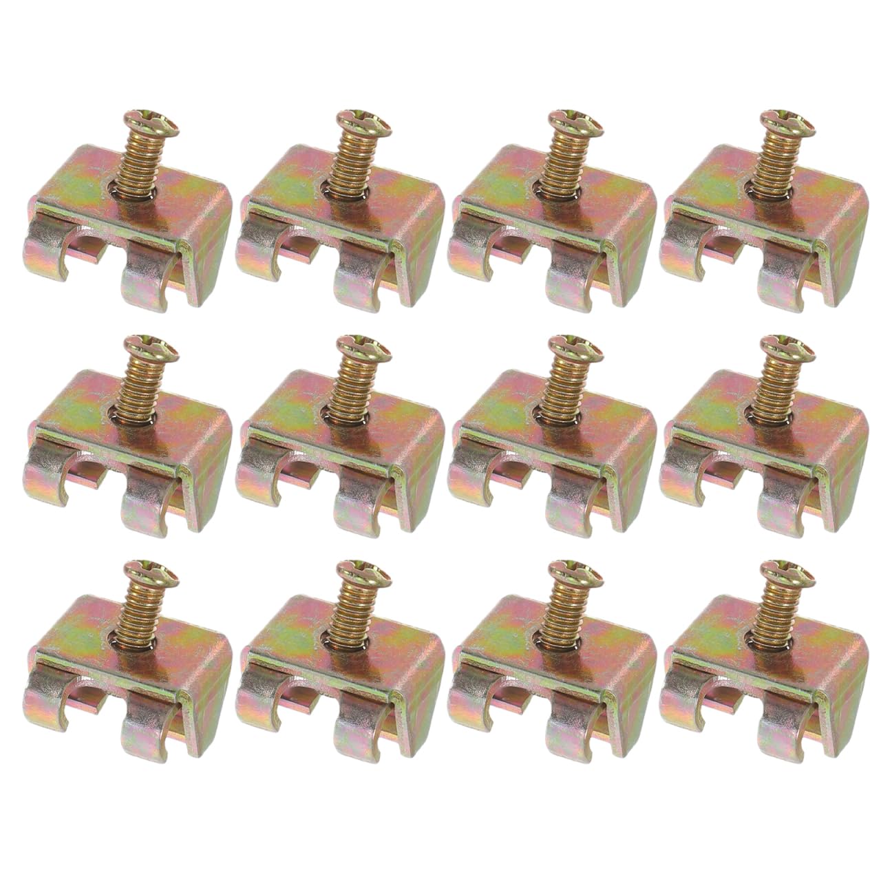 Healifty 12pcs Industrial Grade Fan Cover Fasteners Securely Fitting Mesh Cover Clips for Floor Fans Easy Installation Buckles for Reliable Cooling System Repairs