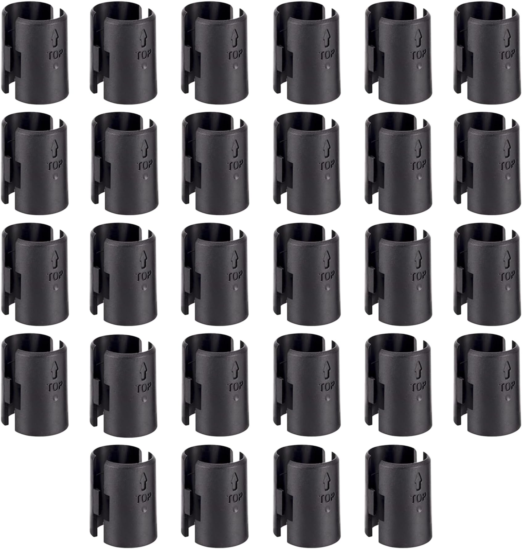 Snnalosses Wire Shelf Clips 54-Pack for 1" Post Shelvings,27 Pairs Wire Rack Lock Clip Replacements for Metal Shelving Sleeves System