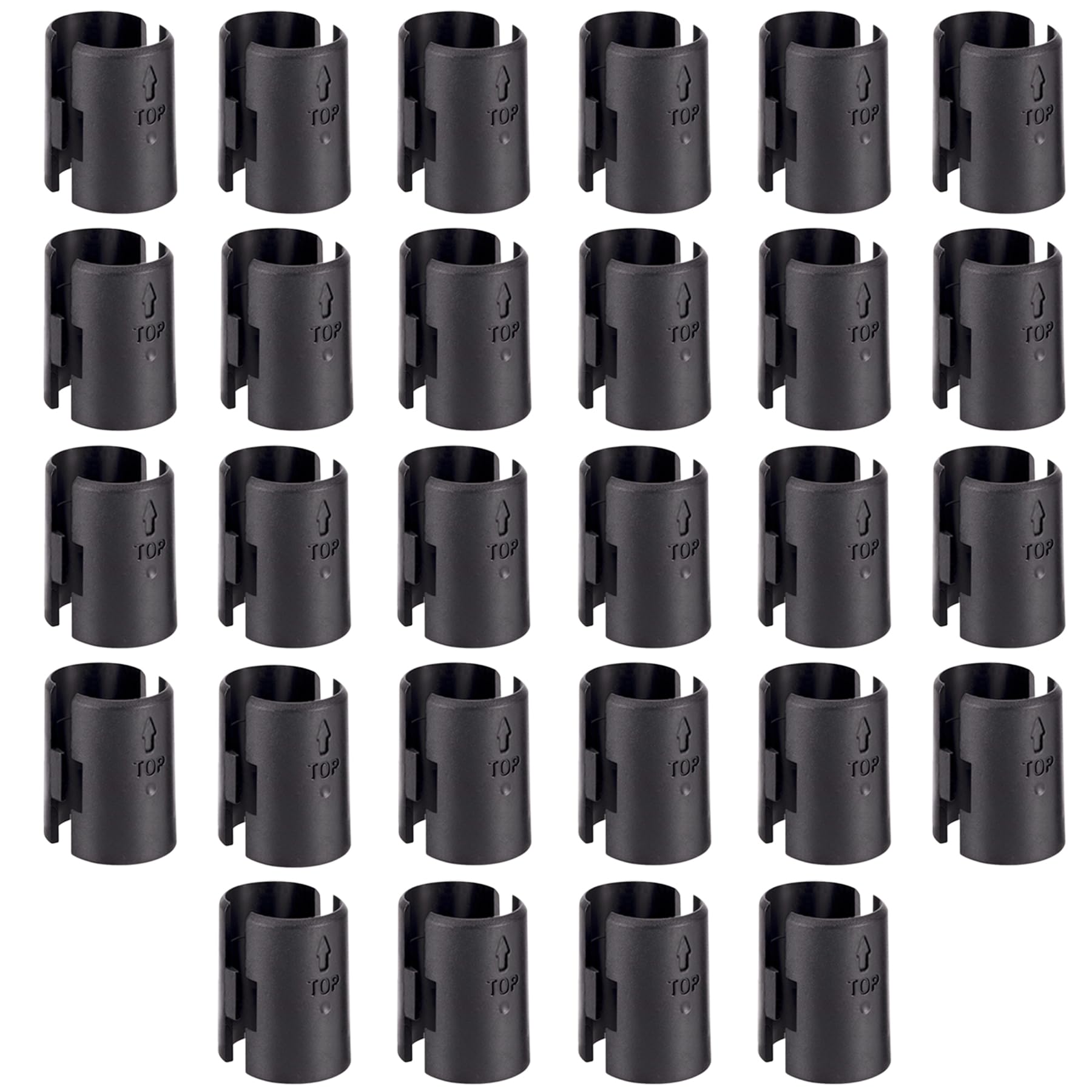 Wire Shelf Clips 54-Pack for 1" Post Shelvings,27 Pairs Wire Rack Lock Clip Replacements for Metal Shelving Sleeves System