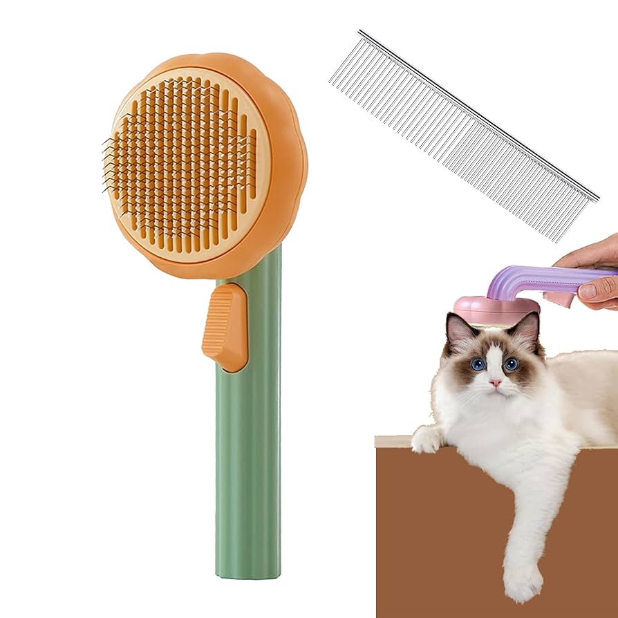 Amazon | 獣毛ブラシ 猫 金櫛 犬 猫ブラシ 犬ブラシ ペット