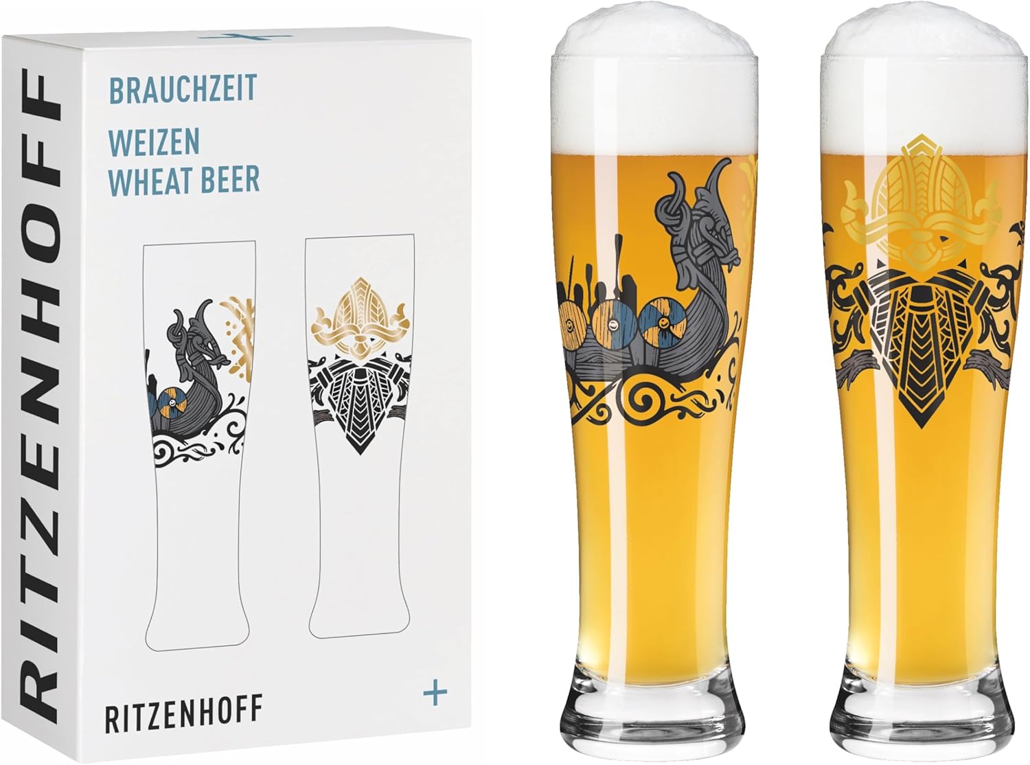 Ritzenhoff 3481001 Verre à bière de blé 500 l - set de 2 - série