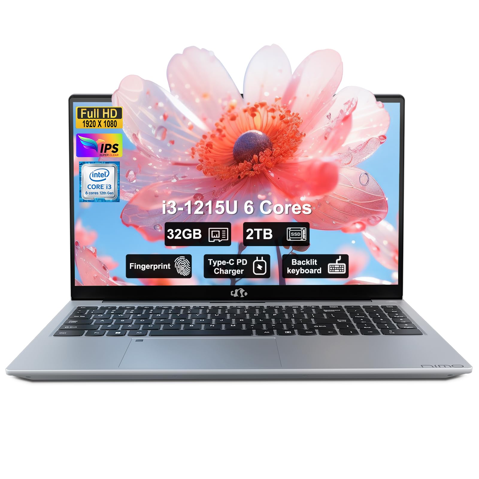 Amazon.com: NIMO 15.6 FHD-Laptop,IPS Business Computer,32GB RAM