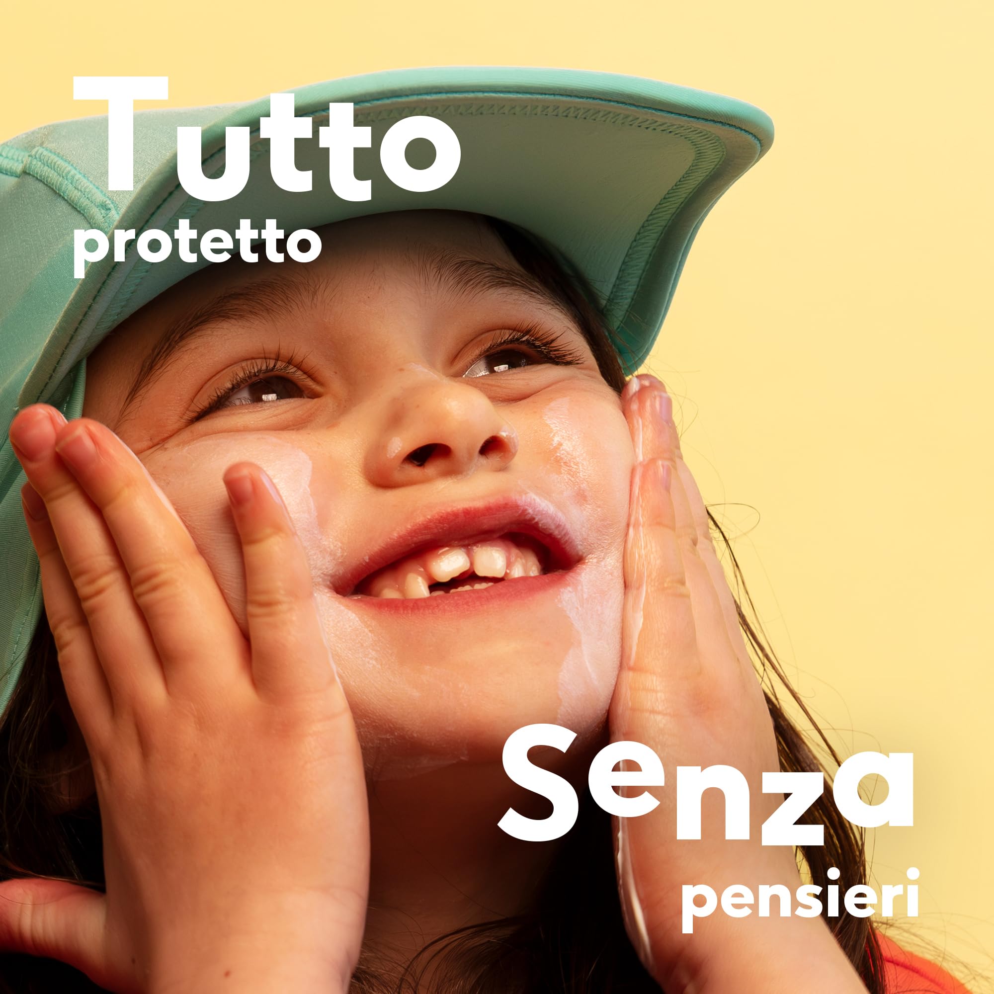 Naïf - Lozione solare per bambini - SPF 50 - Dai 3 anni - Protezione UVA e UVB - Resistente all'acqua - Dermatologicamente testato - Senza microplastiche - Profumato - 100 ml