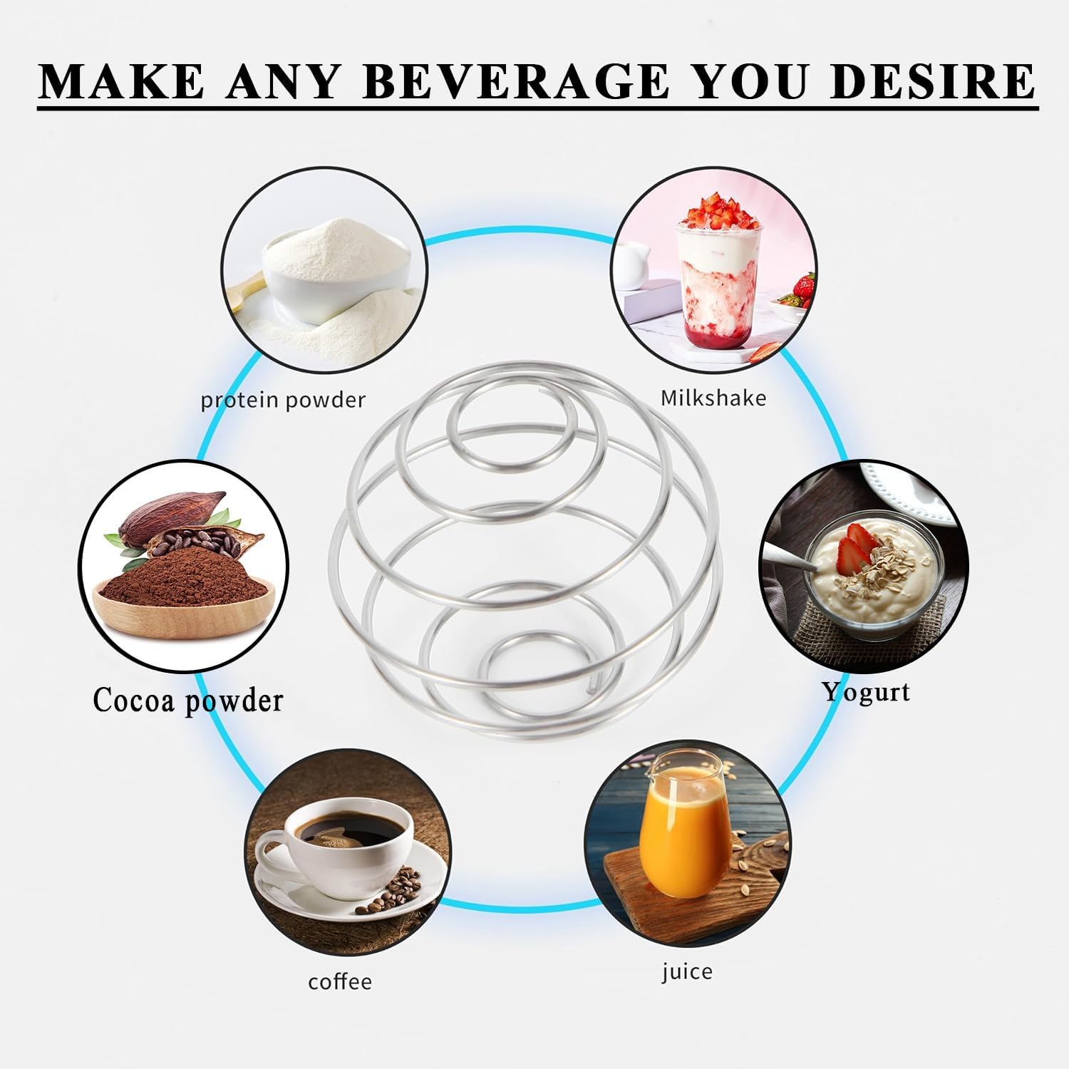 Shaker De Protéines,Flacon Mélangeur De 400 Ml Avec Boule