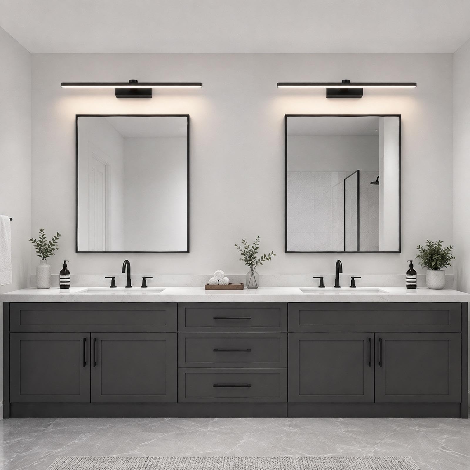 Lampa LED do Lustra 32,28 Cali, 16W Długa Lampa Łazienkowa do Lustra