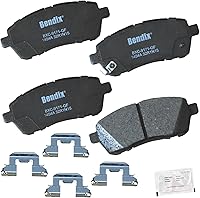 Vista 36 de Pastillas de Freno Delanteras Cerámicas Bendix Priority1 CFC430A para Modelos Selectos INFINITI G35, I30, Nissan 350Z, Altima, Juke, Maxima, Sentra