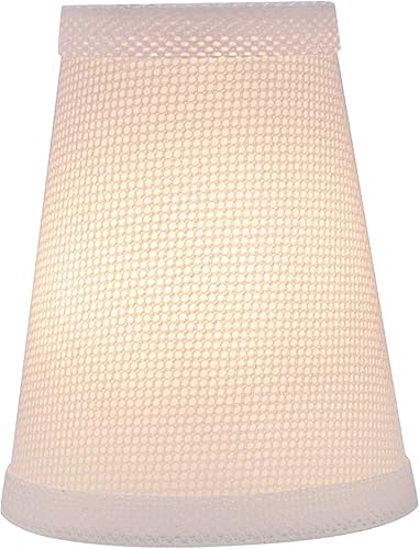 Miniatura 5 de Aspen Creative 32662-5 - Juego de lámparas de araña pequeñas con forma de imperio de tapa dura (paquete de 5), diseño de transición en blanco, ancho