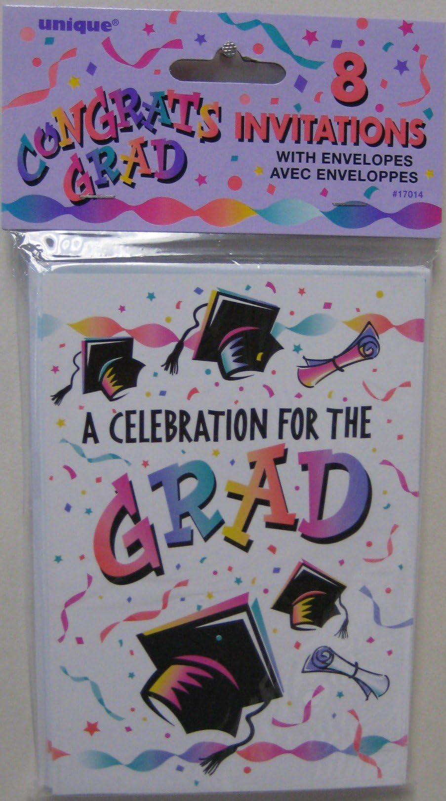 Graduation Party Invitations 8ct. With Envelopes