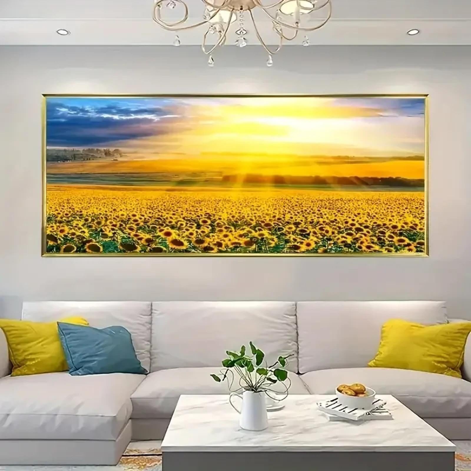 Impression paysage naturel haut de gamme style peinture à l'huile 50x100 - 8