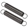 TOP-VIGOR 2Pcs Extension Compressed Spring, 2mm Wire Dia, 20mm OD, 120mm Free Length Durable Steel Compression Springs, Small Dual Hook Extended Tension Springs